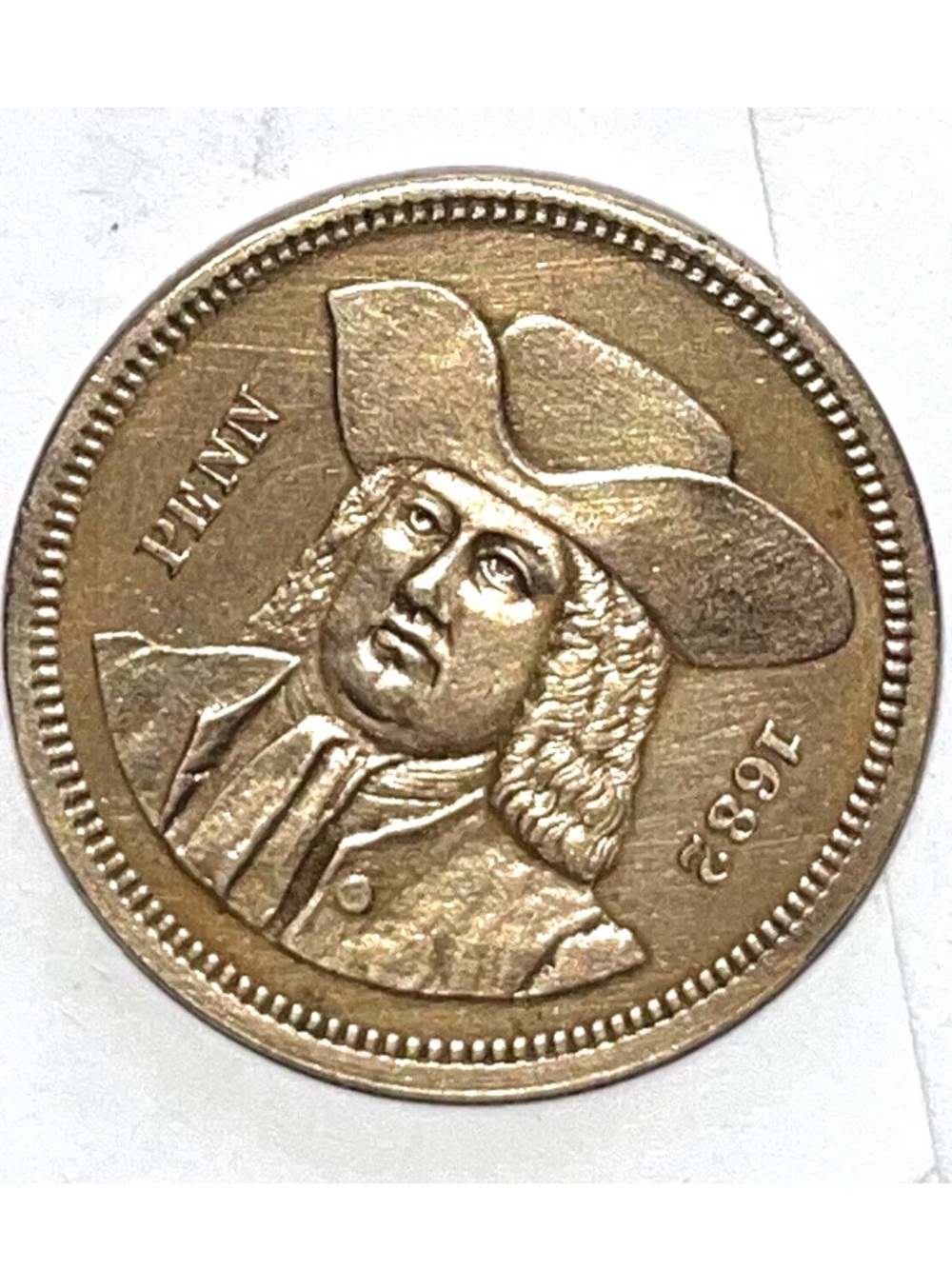 1882 Pennsylvania Bi centennial commemorative coin
